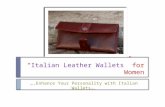 Italian Leather Wallets for Women