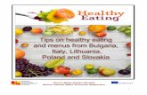Healthy eating booklet-project games
