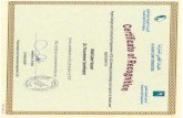 KJO Appreciation Certificate