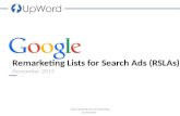 RLSAs (Remarketing Lists for Search Ads)