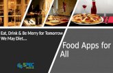 Food Apps for All – Eat, Drink & Be Merry for Tomorrow We May Diet