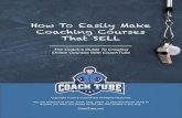 How to Easily Make Coaching Courses That SELL-CoachTube