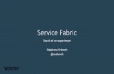 From a monolith to microservices with Azure Service Fabric