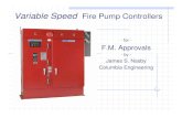 Variable speed fire pump controllers
