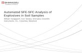 Automated Analysis of Explosives in Soil Samples