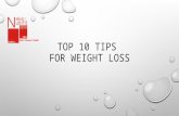 Top 10 tips for weight loss- nehasnutrifitclinic