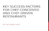 Success Factors in Operating Chef Conceived and Chef Driven Restaurants (Robby Goco)