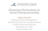 Andrew Bellak- Umass Social Entrepreneurship Day 2015
