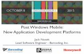 Post Windows Mobile: New Application Development Platforms