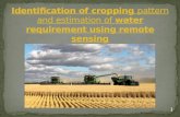 estimation of irrigation requirement using remote sensing