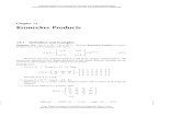 Chapter 13 Kronecker Products