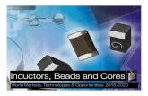 Inductors, Beads and Cores: World Markets, Technologies & Opportunities: 2015-2020 ISBN #1-893211-99-1 (2015)