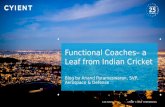 Functional Coaches– a Leaf from Indian Cricket