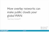"How overlay networks can make public clouds your global WAN" by Ryan Koop of CohesiveFT at LASCON
