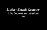 21 albert einstein quotes on life, success
