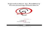 Introduction to Auditory Processing Disorders