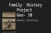 Family  history project  geo  10