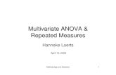 Multivariate ANOVA & Repeated Measures - RUG