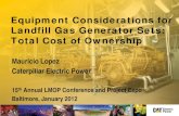 Equipment Considerations for LFG Gensets, Determining the Total ...