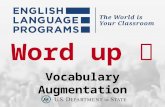 Word up! Vocabulary Augmentation