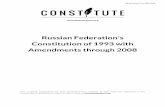 Russian Federation's Constitution of 1993 with Amendments ...