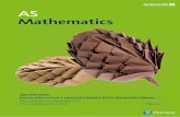 AS Mathematics Specification - Draft