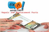 IPod Repair and Replacement Parts