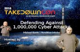 Defending Against 1,000,000 Cyber Attacks by Michael Banks