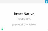 React native: building native iOS apps with javascript