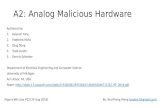 A2: Analog Malicious Hardware