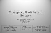 Radiology in surgery by dr upendra