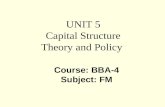 Mba 2 fm u 5 capital structure,dividend policy