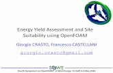 Energy Yield Assessment and Site Suitability using OpenFOAM - Crasto, Castellani (SOWE 2016)