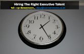 Hiring The Right Executive Talent