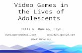 Video Games in the Lives of Adolescents