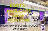 IVEY Business School Case Study- Boots:Hair-care Sales promotion