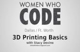WWC 3D printing basics with stacy devino
