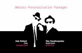 Personalisation packages in Umbraco