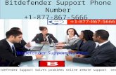 Bitdefender support number +1 877-867-5666