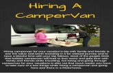 Hiring a Campervan