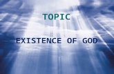 Evidences of god’s existence (1)