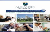Alexander academy summer prep-program-2015
