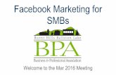 Facebook Marketing for SMBs