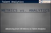 Metrics vs. analytics