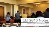 ELI 2016 Workshop Notes