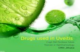 Drugs used in uveitis  capt ferdous