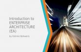 Intro to Enterprise Architecture (EA)