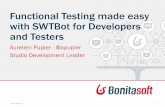 Functional Testing made easy with SWTBot for Developers and Testers