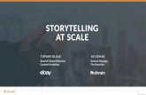 Storytelling At Scale, Digiday Content Marketing Summit, August 24th, 2016