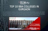 Top 10 BBA Colleges in Gurgaon
